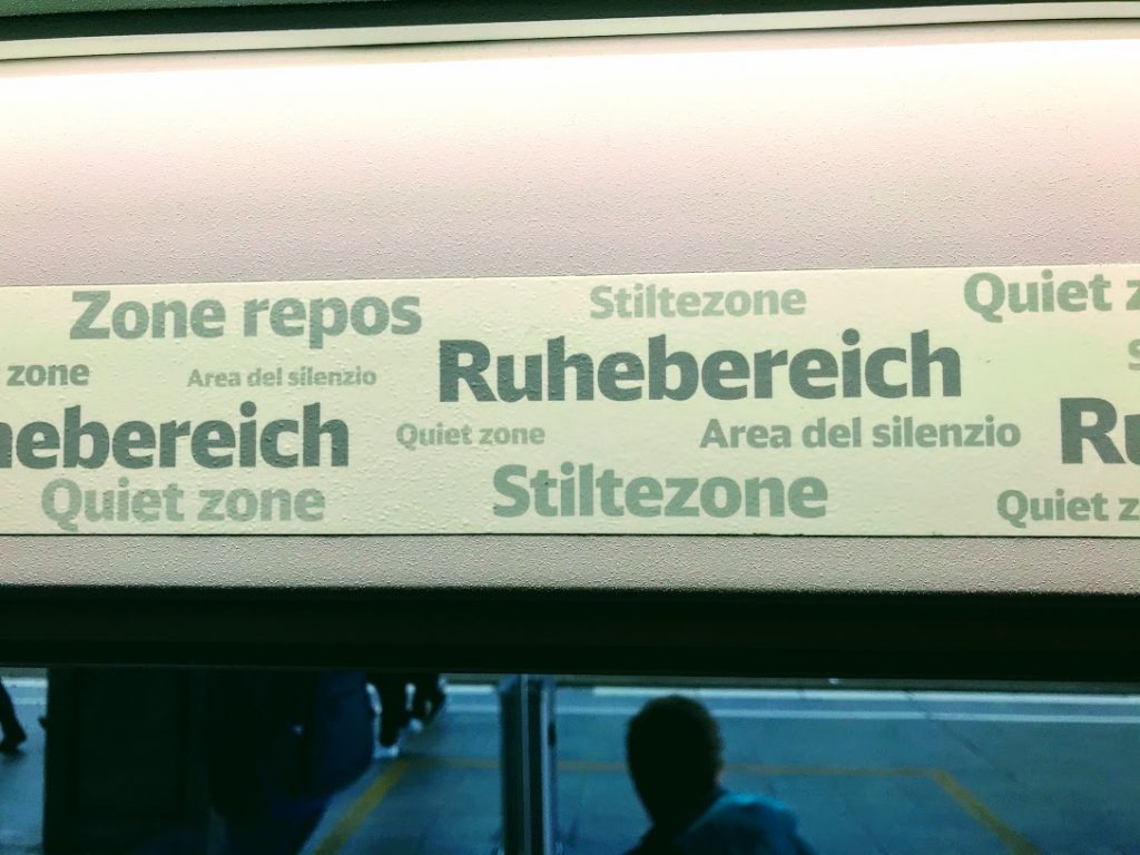 Ruhebereich im ICE | Renates Blog